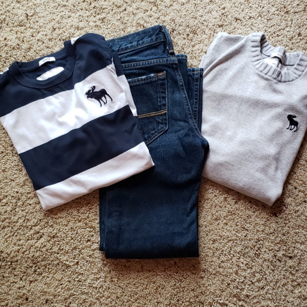 Abercrombie kids Boys T-shirt, Sweater, and Jeans